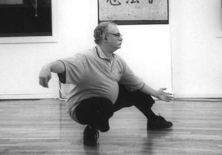 Bill in Tai Chi pose