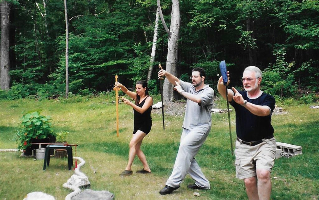 Tai Chi Sword Pose - Jill Basso Tai Chi Master, Desert Sage Tai Chi, Santa Fe, NM